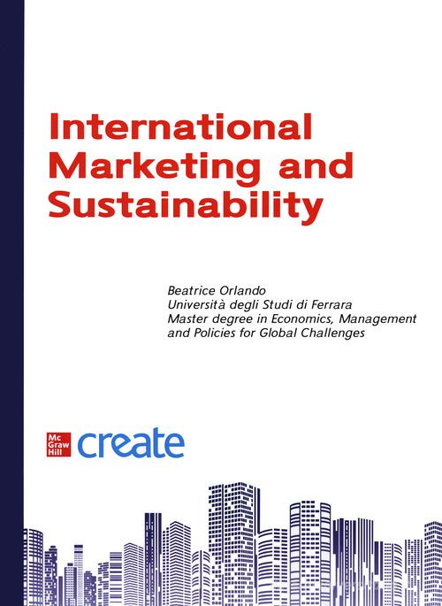 International marketing and sustainability edito da McGraw-Hill Education