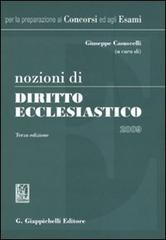 Nozioni di diritto ecclesiastico edito da Giappichelli