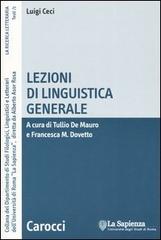 Lezioni di linguistica generale di Luigi Ceci edito da Carocci