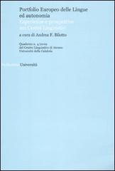 Quaderni del Centro Linguistico dell'università della Calabria vol.4 edito da Rubbettino