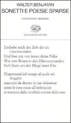 Sonetti e poesie sparse di Walter Benjamin edito da Einaudi