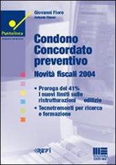 Condono concordato preventivo di Giovanni Fiore, Antonio Claver edito da Maggioli Editore