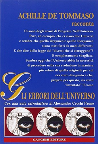 Gli errori dell'universo di Achille De Tommaso edito da Gangemi Editore