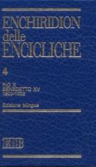 Enchiridion delle encicliche. Ediz. bilingue vol.4 edito da EDB