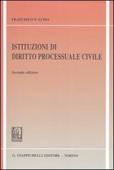 Istituzioni di diritto processuale civile di Francesco P. Luiso edito da Giappichelli