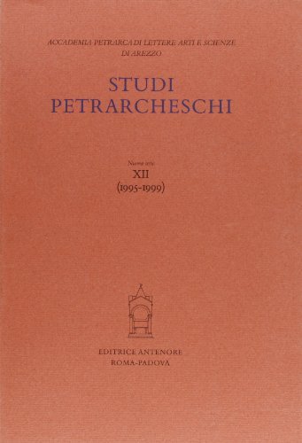 Studi petrarcheschi vol.12 edito da Antenore