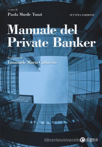 Manuale del private banker edito da EGEA