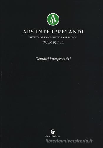 Ars interpretandi (2015) vol.1 edito da Carocci