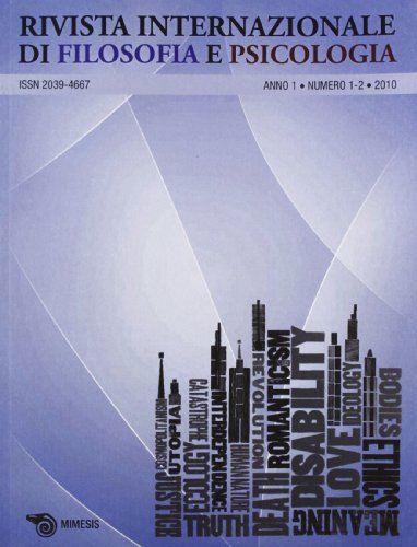 Rivista internazionale di filosofia e psicologia (2010) vol.1-2 edito da Mimesis