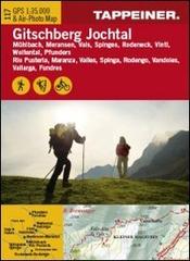 Cartina Gitschberg Jochtal. Carta escursionistica & carta panoramica aerea. Ediz. multilingue edito da Tappeiner