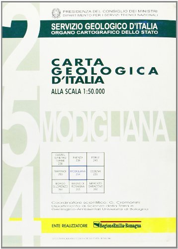 Carta geologica d'Italia 1:50.000. Modigliana. Con note illustrative edito da Ist. Poligrafico dello Stato
