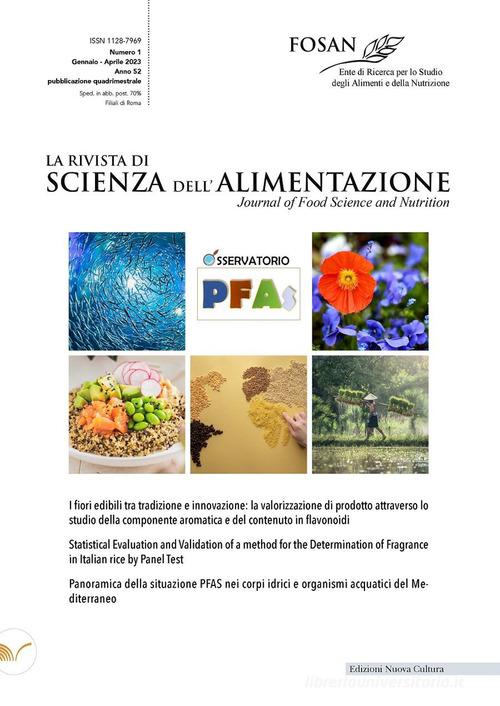 La rivista di scienza dell'alimentazione (2023) vol.1 edito da Nuova Cultura