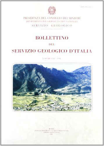 Bollettino del Servizio Geologico d'Italia vol.115 edito da Ist. Poligrafico dello Stato