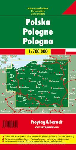Polonia 1:700.000 edito da Freytag & Berndt