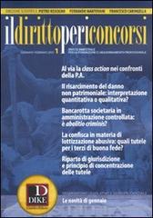 Il diritto per i concorsi (2010) vol.1 edito da Dike Giuridica