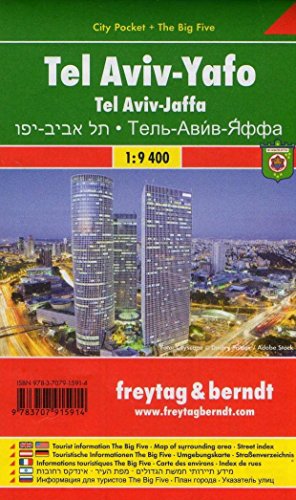 Tel Aviv 1:9.400 edito da Freytag & Berndt