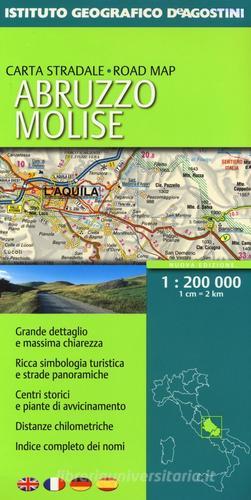 Abruzzo e Molise 1:200.000 edito da De Agostini