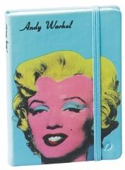 Taccuino Andy Warhol Marylin Blu a Righe (10 x 15 cm) edito da Quo Vadis
