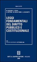 Leggi fondamentali del diritto pubblico e costituzionale edito da Giuffrè