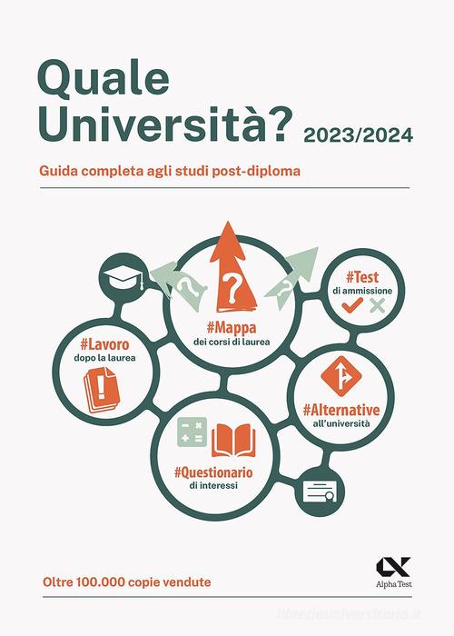 Quale università? 2023/2024. Guida completa agli studi post-diploma di Maria Rosaria Mancinelli edito da Alpha Test