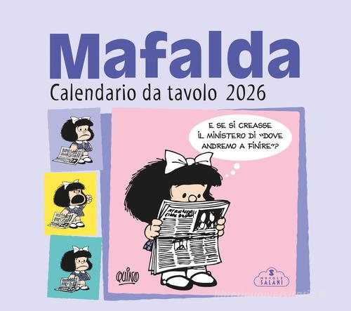 Mafalda. Calendario da tavolo 2026 di Quino edito da Magazzini Salani
