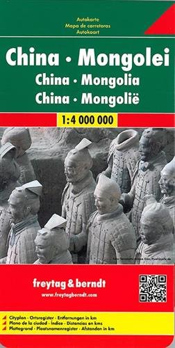 Cina-Mongolia 1:4.000.000 edito da Freytag & Berndt