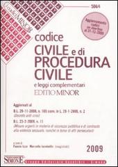 Codice civile e di procedura civile e leggi complementari. Ediz. minore edito da Edizioni Giuridiche Simone