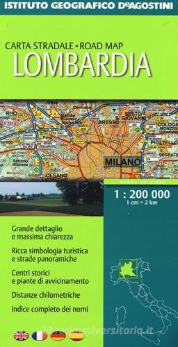 Lombardia 1:200.000 edito da De Agostini