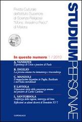 Studium personae. Rivista culturale dell'Istituto superiore di scienze religiose Mons. A. Pecci di Matera (2010) vol.1 edito da Cantagalli