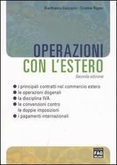 Operazioni con l'estero di Gianfranco Ceccacci, Cristina Rigato edito da FAG