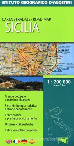Sicilia 1:200.000 edito da De Agostini