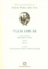 Villae vol.12.1 di G. Battista Della Porta, Francesco Tateo edito da Edizioni Scientifiche Italiane