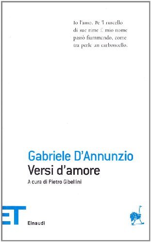 Versi d'amore di Gabriele D'Annunzio edito da Einaudi