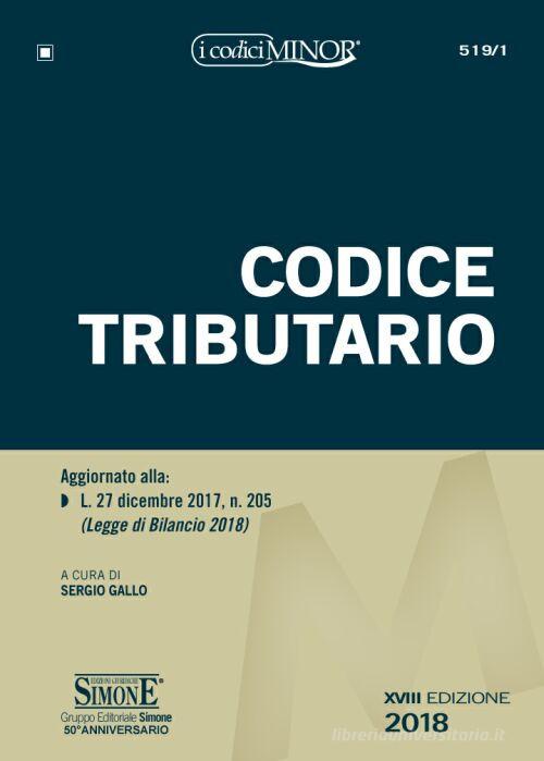 Codice tributario edito da Edizioni Giuridiche Simone