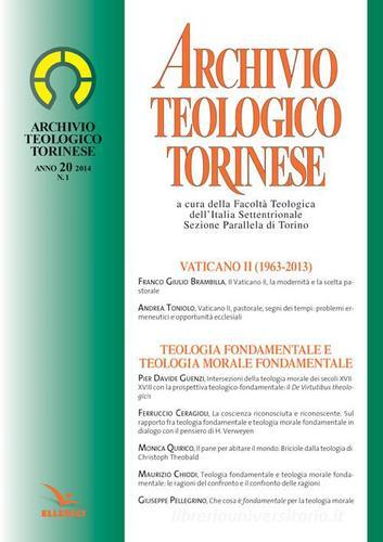 Archivio Teologico Torinese (2014) vol.1 edito da Elledici