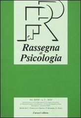 Rassegna di psicologia (2010) vol.2 edito da Carocci