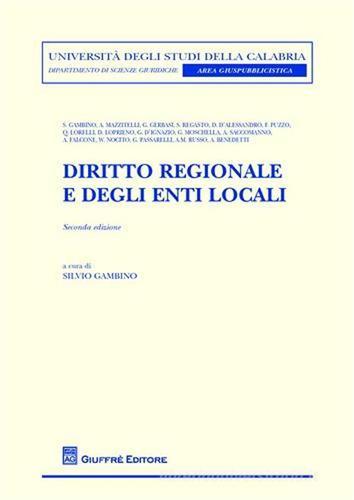 Diritto regionale e degli enti locali edito da Giuffrè