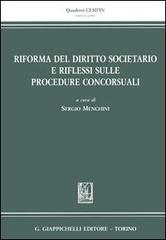 Riforma del diritto societario e riflessi sulle procedure concorsuali edito da Giappichelli