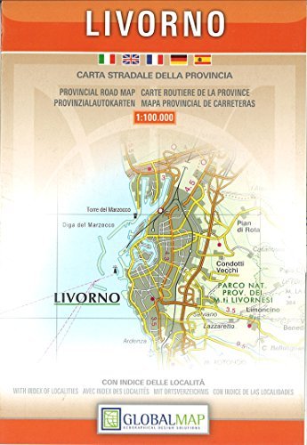Livorno. Carta stradale della provincia 1:100.000 edito da LAC