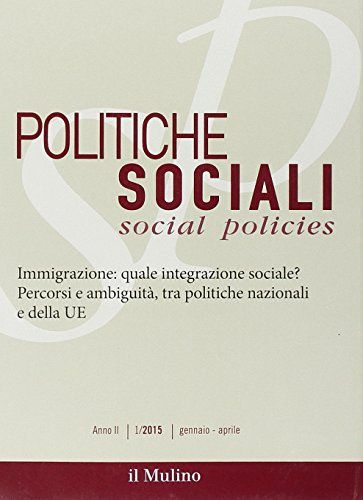 Politiche sociali (2015) vol.1 edito da Il Mulino