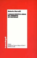 L' analisi statistica areale del contenuto sui quotidiani di Roberto Marvulli edito da Franco Angeli