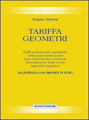 Tariffa geometri di A. Desina edito da Buffetti