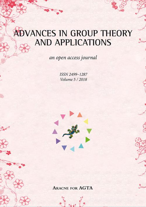 Advances in group theory and applications (2018) vol.5 edito da Aracne