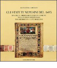 Gli statuti nepesini del 1945. Regole e ordinamenti di un comune dello Stato pontificio tra Medioevo e età moderna di Alessandra Camerano edito da Gangemi Editore