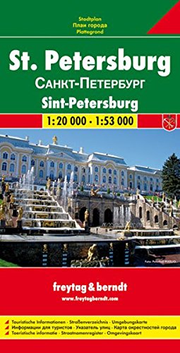 San Pietroburgo 1:20.000 edito da Freytag & Berndt