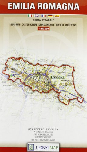 Emilia Romagna 1:250.000 edito da LAC