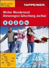 Winter Wonderland Almenregion Gitschberg Jochtal. Carta topografica invernale. Ediz. italiana e tedesca edito da Tappeiner