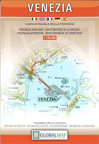 Venezia. Carta stradale della provincia 1:150.000 edito da LAC