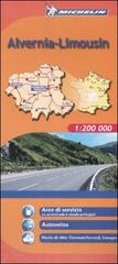 Alvernia-Limousin 1:200.000 edito da Michelin Italiana