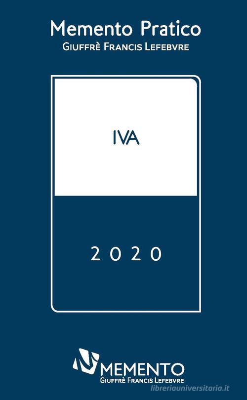 Memento pratico IVA 2020 edito da Giuffrè